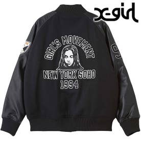 FACE PATCH STADIUM JACKET BLACK [105264021007] （BLACK）