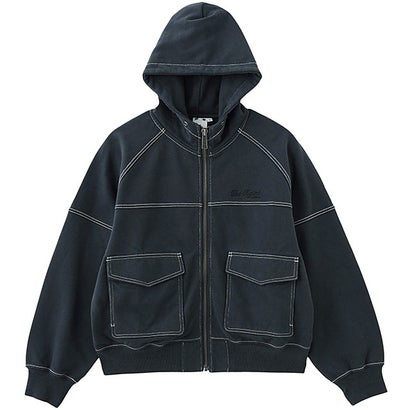 ARCH LOGO AND FACE HOODED SWEAT JACKET CHARCOAL [105264012008] （CHARCOAL）｜詳細画像