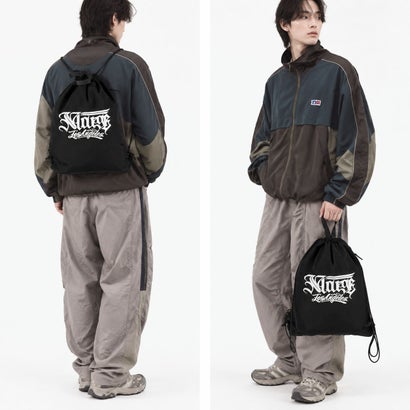 エクストララージ XLARGE ナップサック ブランド おしゃれ 高校生 スポーツ レディース メンズ 大人 男子 女子 かっこいい サブバッグ A4 巾着リュック リュック 通学 大学生 101263053001 （CAMO）｜詳細画像