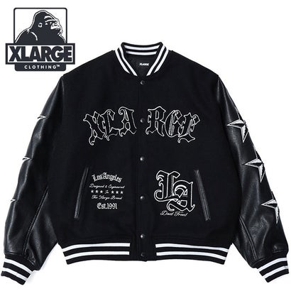 VARSITY JACKET BLACK [101264021004] （BLACK）｜詳細画像