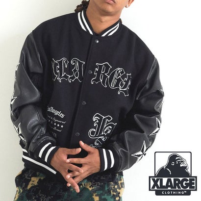 VARSITY JACKET BLACK [101264021004] （BLACK）｜詳細画像