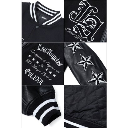 VARSITY JACKET BLACK [101264021004] （BLACK）｜詳細画像