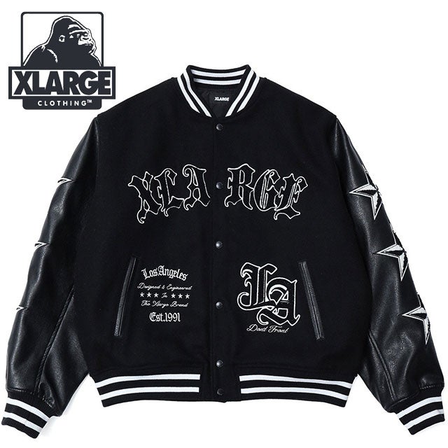 VARSITY JACKET BLACK [101264021004] （BLACK）
