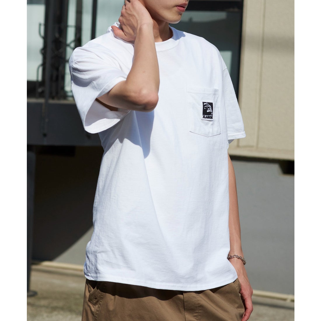 エクストララージ XLARGE フロントロゴポケットTシャツ 101203011004