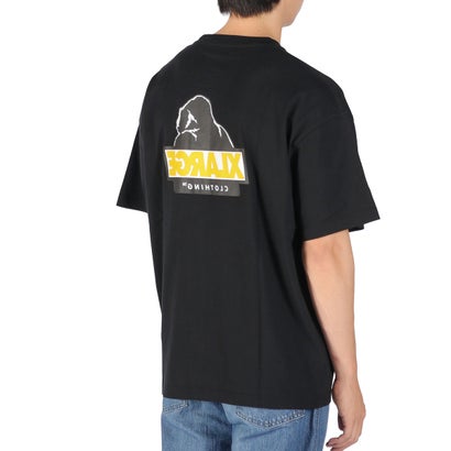 Tシャツ メンズ レディース 半袖 半そで 綿100 ブランド トップス OB バックプリント グラフィック ロゴ おしゃれ 丸首 BACKSIDE OG S/S TEE 101253011002 （NAVY）｜詳細画像