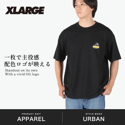 Tシャツ メンズ レディース 半袖 半そで 綿100 ブランド トップス OB バックプリント グラフィック ロゴ おしゃれ 丸首 BACKSIDE OG S/S TEE 101253011002 （NAVY）｜詳細画像