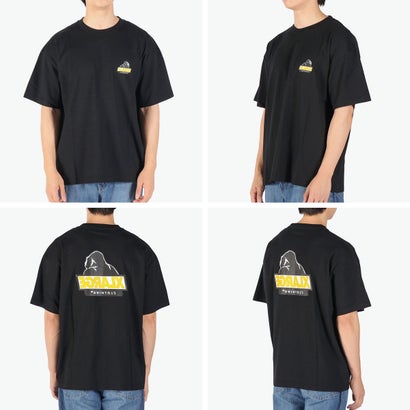 Tシャツ メンズ レディース 半袖 半そで 綿100 ブランド トップス OB バックプリント グラフィック ロゴ おしゃれ 丸首 BACKSIDE OG S/S TEE 101253011002 （NAVY）｜詳細画像