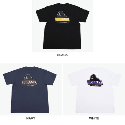 Tシャツ メンズ レディース 半袖 半そで 綿100 ブランド トップス OB バックプリント グラフィック ロゴ おしゃれ 丸首 BACKSIDE OG S/S TEE 101253011002 （NAVY）｜詳細画像