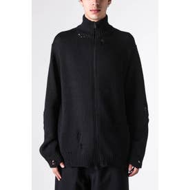 【大幅値下げ】yohji yamamotoフルジップ ニットジャケット ブラック Yohji Yamamoto POUR HOMME high-neck zip （Black） - Osaka / Kyoto