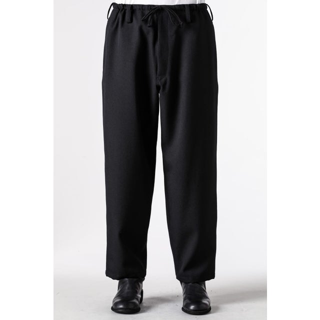 RE drawstring pants （Black）