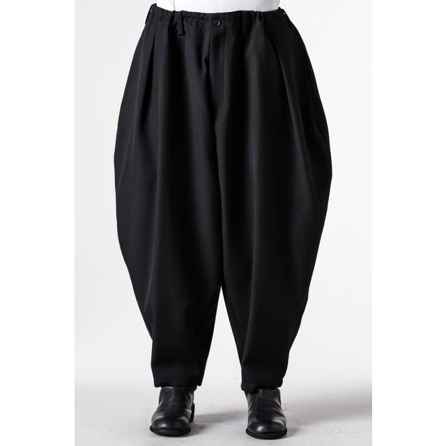 drape pants （Black）