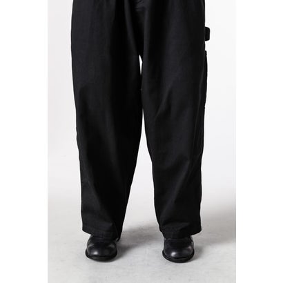 three st paint panel pants （Black）｜詳細画像