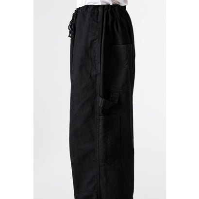 three st paint panel pants （Black）｜詳細画像