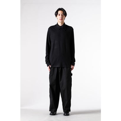 three st paint panel pants （Black）｜詳細画像