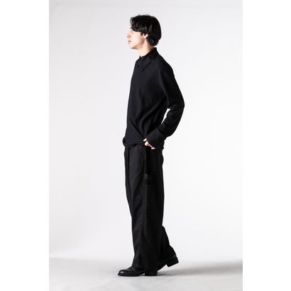 three st paint panel pants （Black）｜詳細画像