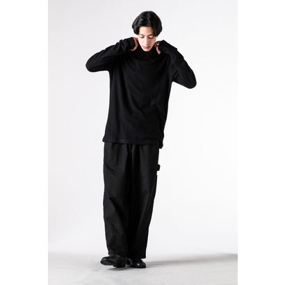 three st paint panel pants （Black）｜詳細画像