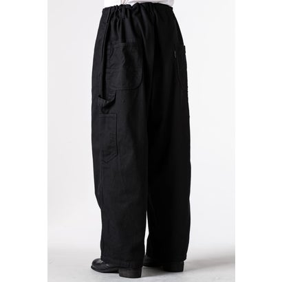 three st paint panel pants （Black）｜詳細画像