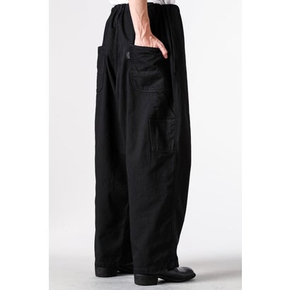 three st paint panel pants （Black）｜詳細画像