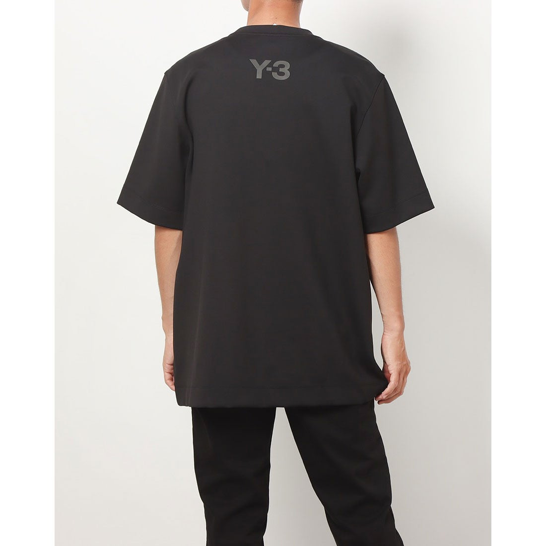 ワイスリー Y-3 M COVER KNIT SHELL SS TEE （BLACK） -アウトレット