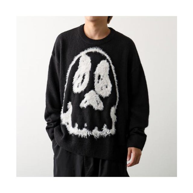 セーター CHITO GRAPHIC KNITTED SWEATER KR1127 （BLACK/ブラック）