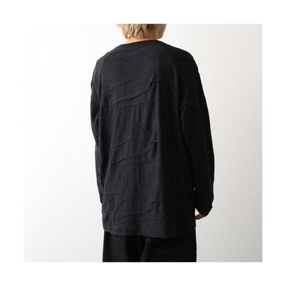 Y-3 Tシャツ PLEATED OVERSIZED LONG SLEEVE TEE KT1400 （BLACK/ブラック）｜詳細画像