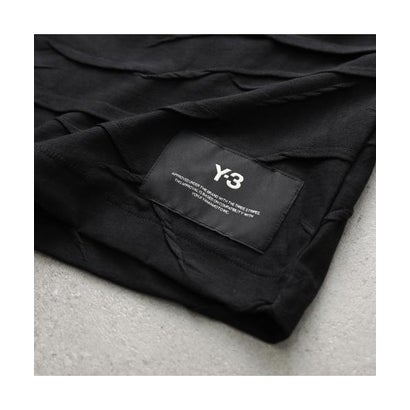 Y-3 Tシャツ PLEATED OVERSIZED LONG SLEEVE TEE KT1400 （BLACK/ブラック）｜詳細画像