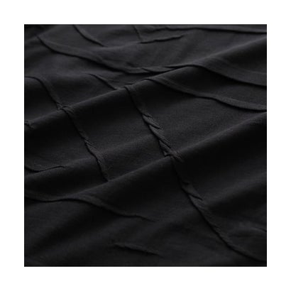 Y-3 Tシャツ PLEATED OVERSIZED LONG SLEEVE TEE KT1400 （BLACK/ブラック）｜詳細画像