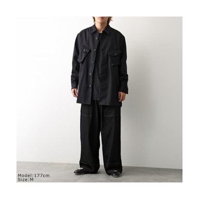 Y-3 オーバーシャツ TWILL UTILITY OVERSHIRT KQ8565 （BLACK/ブラック）｜詳細画像