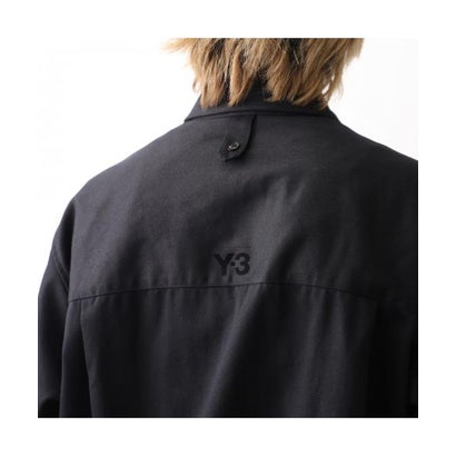 Y-3 オーバーシャツ TWILL UTILITY OVERSHIRT KQ8565 （BLACK/ブラック）｜詳細画像