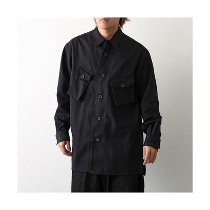 Y-3 オーバーシャツ TWILL UTILITY OVERSHIRT KQ8565 （BLACK/ブラック）｜詳細画像