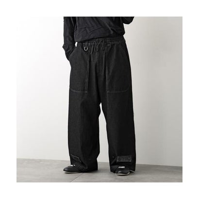 Y-3 デニムパンツ DENIM WIDE PANTS KS3897 （BLACK/NOIR/ブラック）｜詳細画像