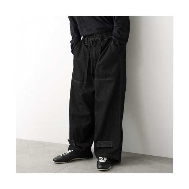 デニムパンツ DENIM WIDE PANTS KS3897 （BLACK/NOIR/ブラック）