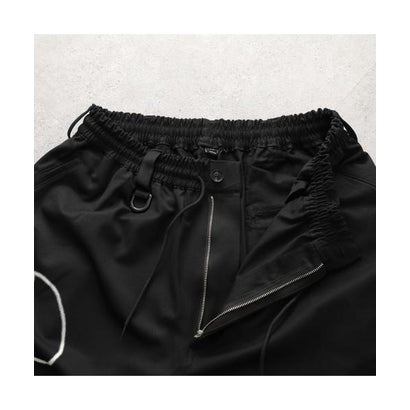 Y-3 ワイドパンツ CHITO GRAPHIC WIDE WOOL PANTS KR8712 （BLACK/ブラック）｜詳細画像