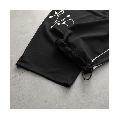 Y-3 ワイドパンツ CHITO GRAPHIC WIDE WOOL PANTS KR8712 （BLACK/ブラック）｜詳細画像