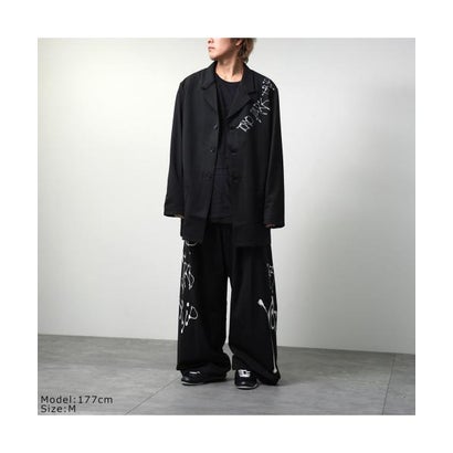 Y-3 ジャケット CHITO CITY GRAPHIC WOOL BLAZER KY2725 （BLACK/ブラック）｜詳細画像