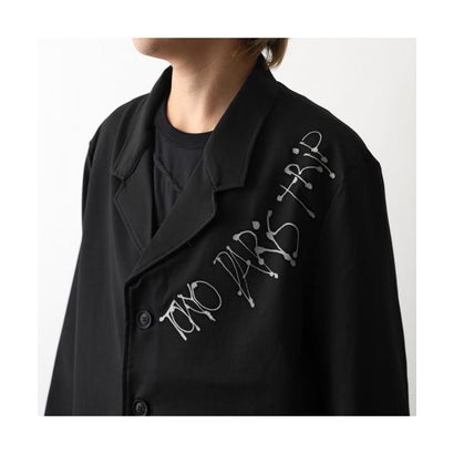Y-3 ジャケット CHITO CITY GRAPHIC WOOL BLAZER KY2725 （BLACK/ブラック）｜詳細画像