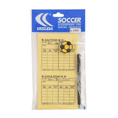 YASUDA ヤスダ 警告・退場カードシール 8445 他 サッカーレフリー用品 