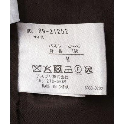 レオパードノーカラーブルゾン （ダークブラウン）｜詳細画像