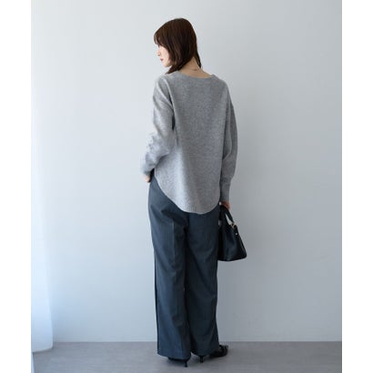 イェッカ ヴェッカ YECCA VECCA サイドラインストレートワイドパンツ （ベージュ）｜詳細画像