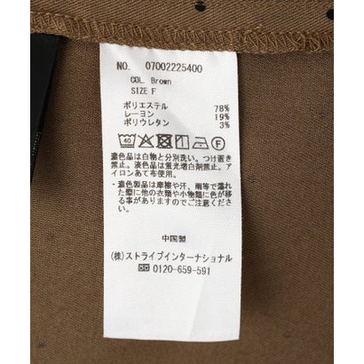 ドット柄オーバーシャツ （ブラウン）｜詳細画像