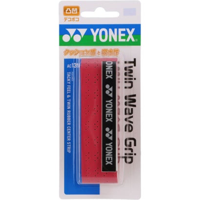 Yonex ヨネックス テニス ツインウェーブグリップ グリップテープ ぐりっぷ メッシュ  （ワインレッド）｜詳細画像