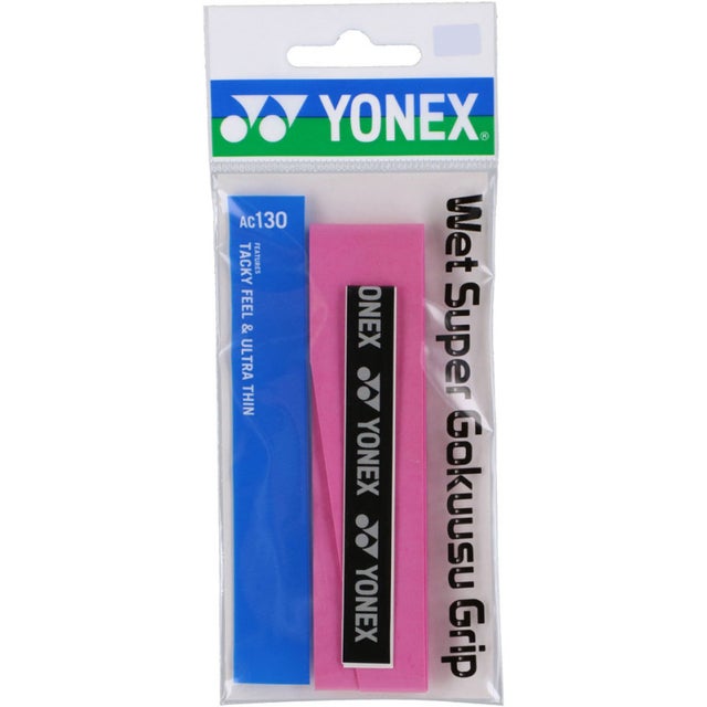 Yonex テニス ウェットスーパー極薄グリップ グリップテープ ぐりっぷ 極 （ピンク）