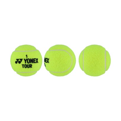 ヨネックス YONEX テニス ボール ツアー 4球 PET缶 ウーブンフェルト 柔らかい打球感 安定した飛び 部活 クラブ  TBTUR4P 004 （004 イエロー）｜詳細画像