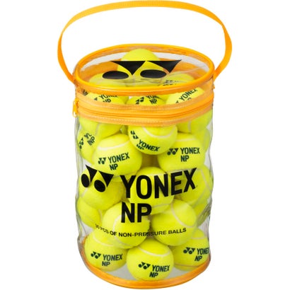 ヨネックス YONEX テニス ノンプレッシャーボール 30 個入 柔らかい打感 飛び 入門用練習球 部活 クラブ トレーニング  TBNP30 004 （004 イエロー）｜詳細画像