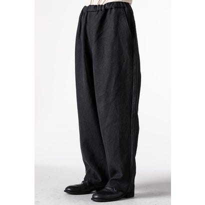 WIDE EASY PANTS （BLACK）｜詳細画像
