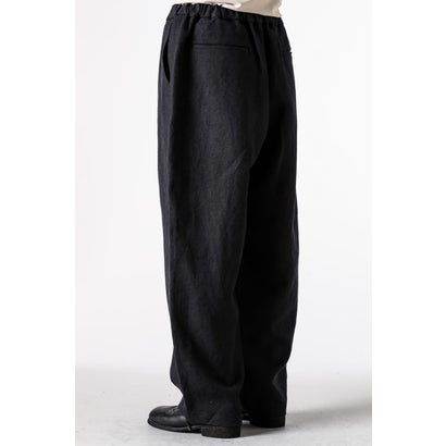 WIDE EASY PANTS （BLACK）｜詳細画像