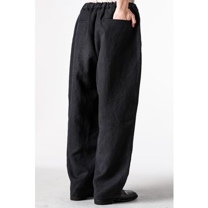 WIDE EASY PANTS （BLACK）｜詳細画像