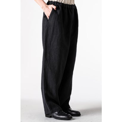 WIDE EASY PANTS （BLACK）｜詳細画像