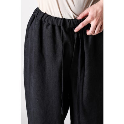 WIDE EASY PANTS （BLACK）｜詳細画像