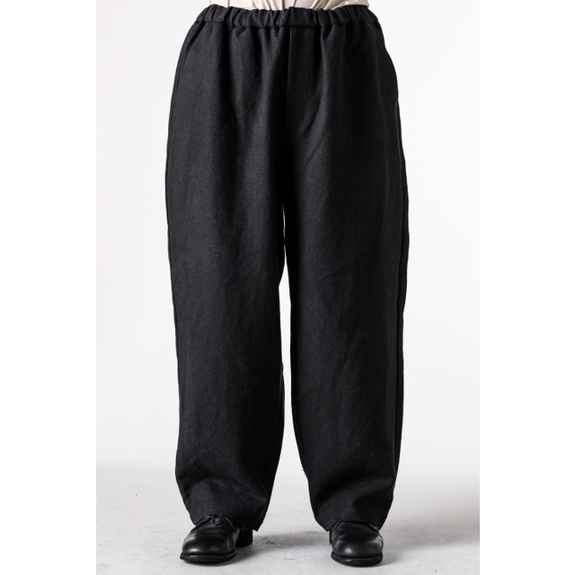 YOKO SAKAMOTO WIDE EASY PANTS BLACK